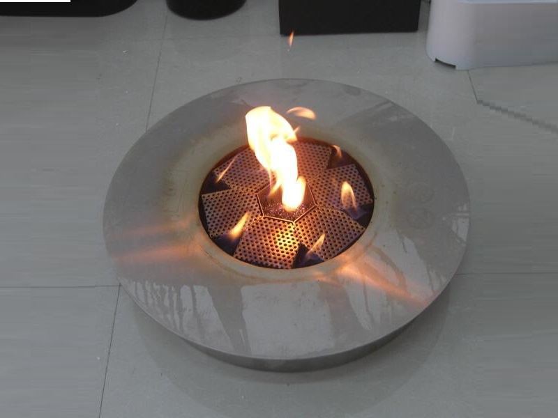 Round bioethanol fireplace (3)