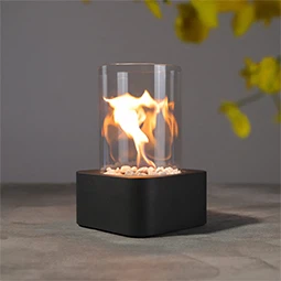 Bio ethanol fire coffee table