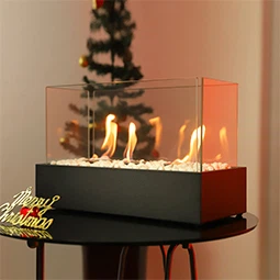 Mini fire pit for table